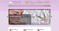 Desktop Screenshot of makeup-hochzeit.de